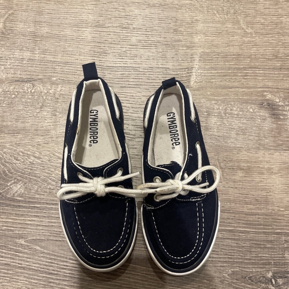 Gymboree Toddler Boys Size 11 Navy Shoes